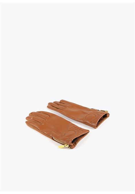 Guanti effetto pelle LOLA CASADEMUNT | LF2407007CUOIO